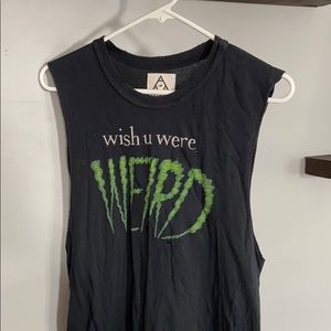 UNIF Wish U Were Weird Muscle Tank
